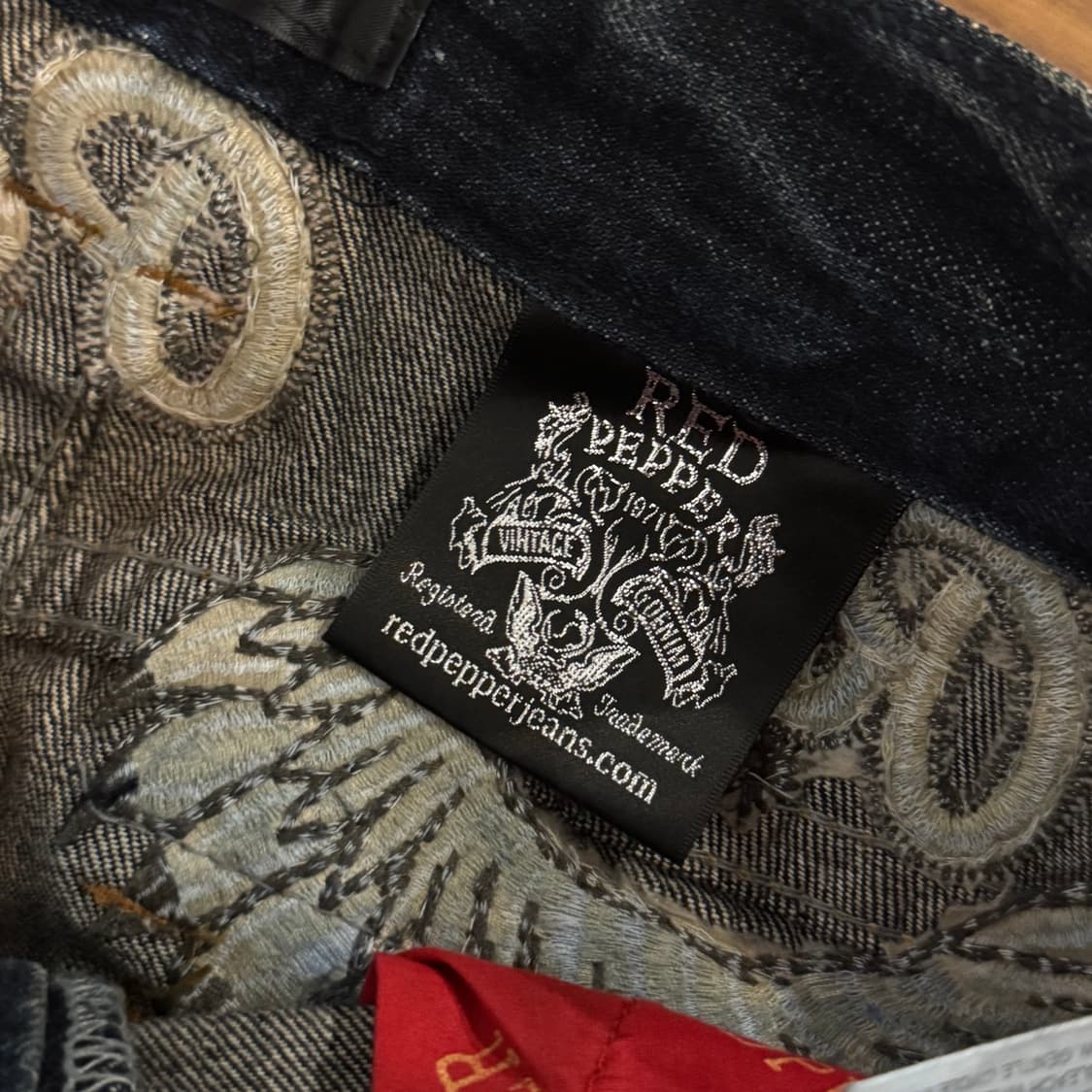 레드 페퍼 빈티지 펑크 데님팬츠 상품이미지6