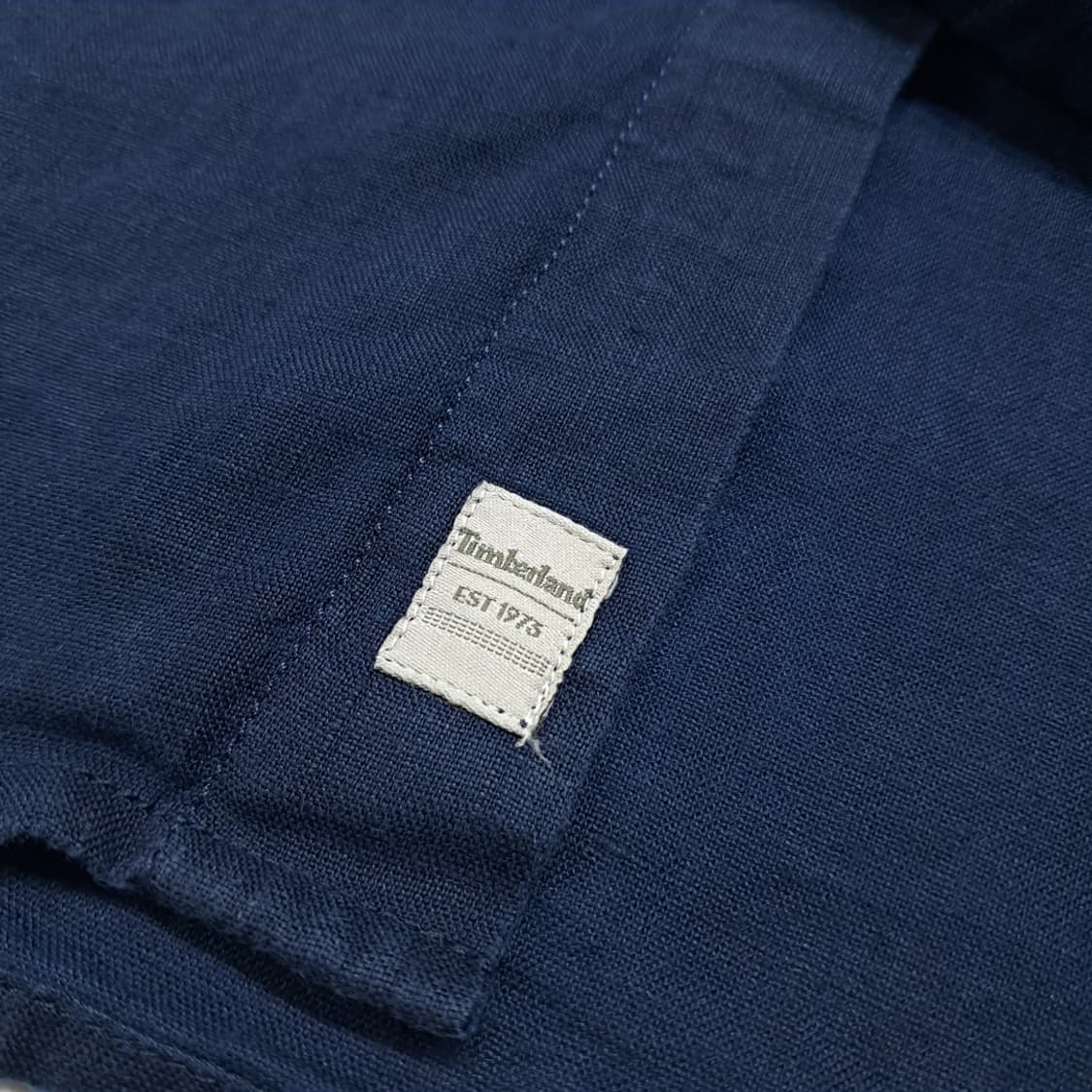 CL712 S 팀버랜드 프리미엄린넨 다크네이비 셔츠 남방 상품이미지6