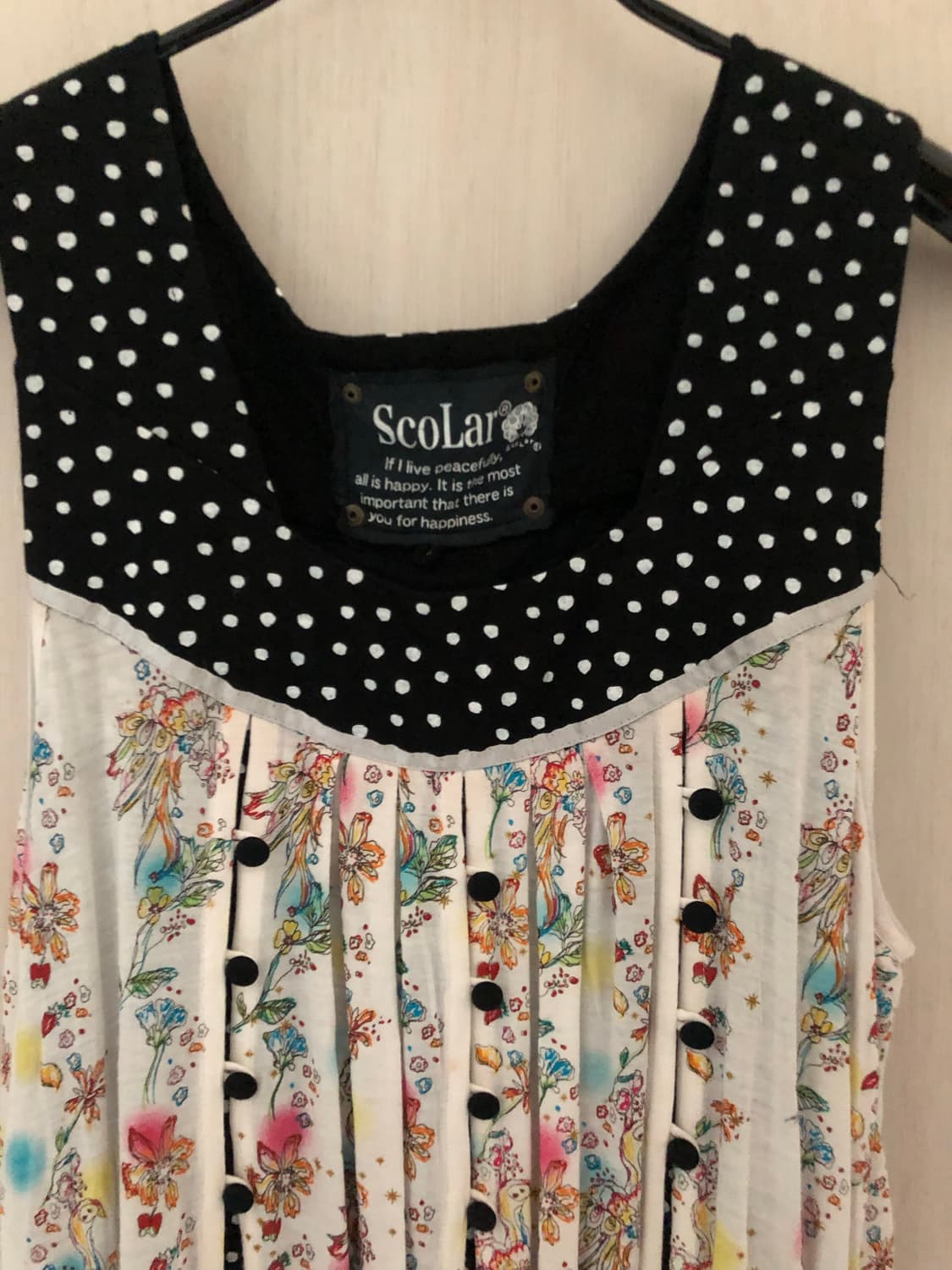 (소장품) 스콜라 도트 슬리브리스 튜닉 상품이미지2