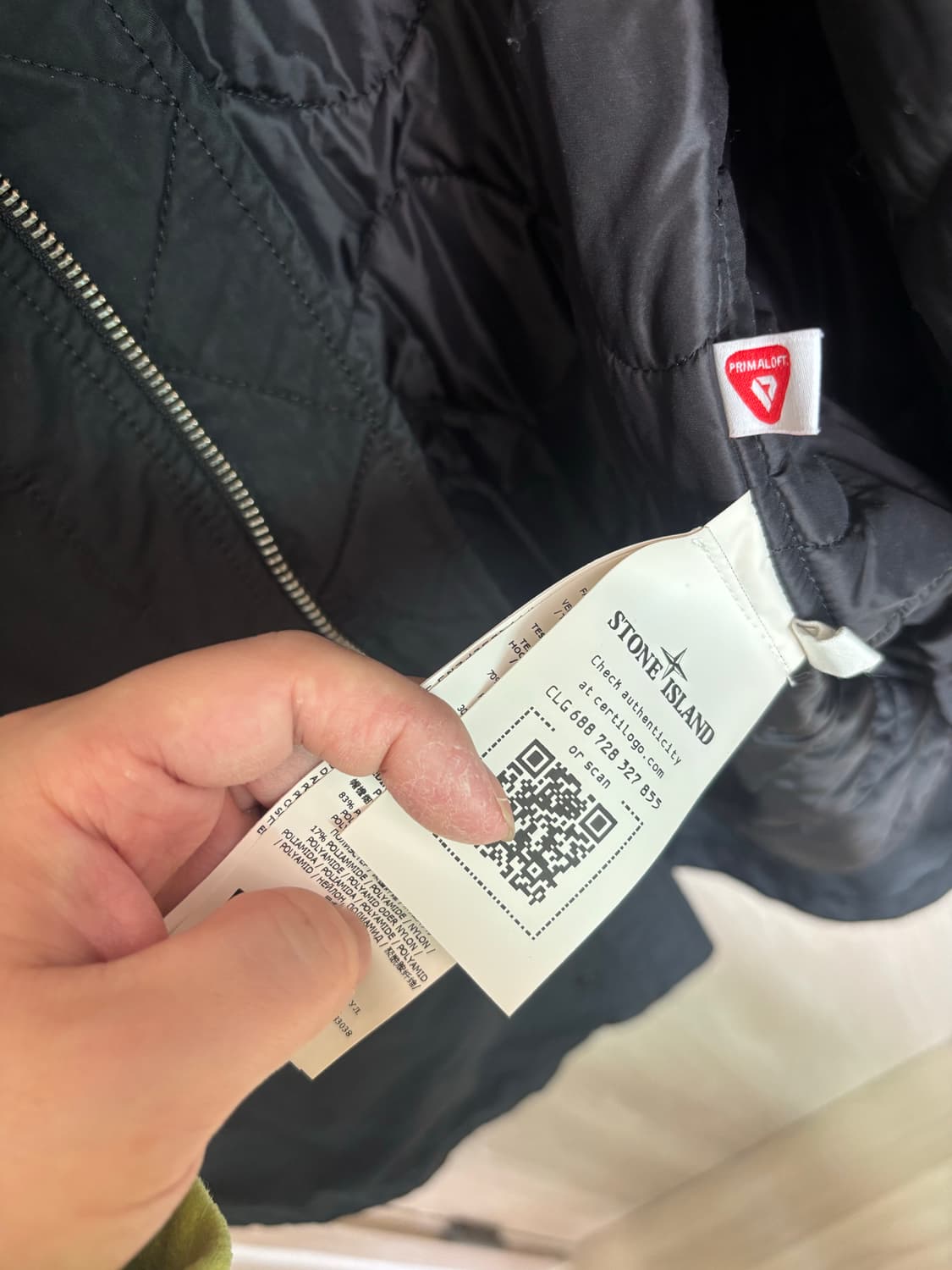 스톤아일랜드 다비드-TC 프리마로프트 퓨어 자켓L 상품이미지3