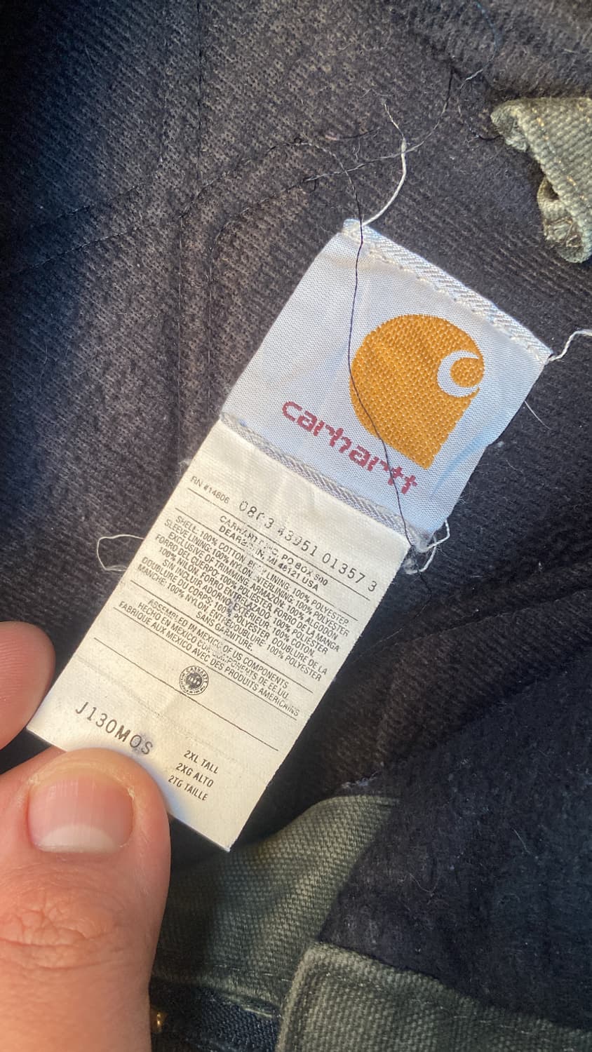 칼하트 J130 모스그린 액티브 자켓 상품이미지2