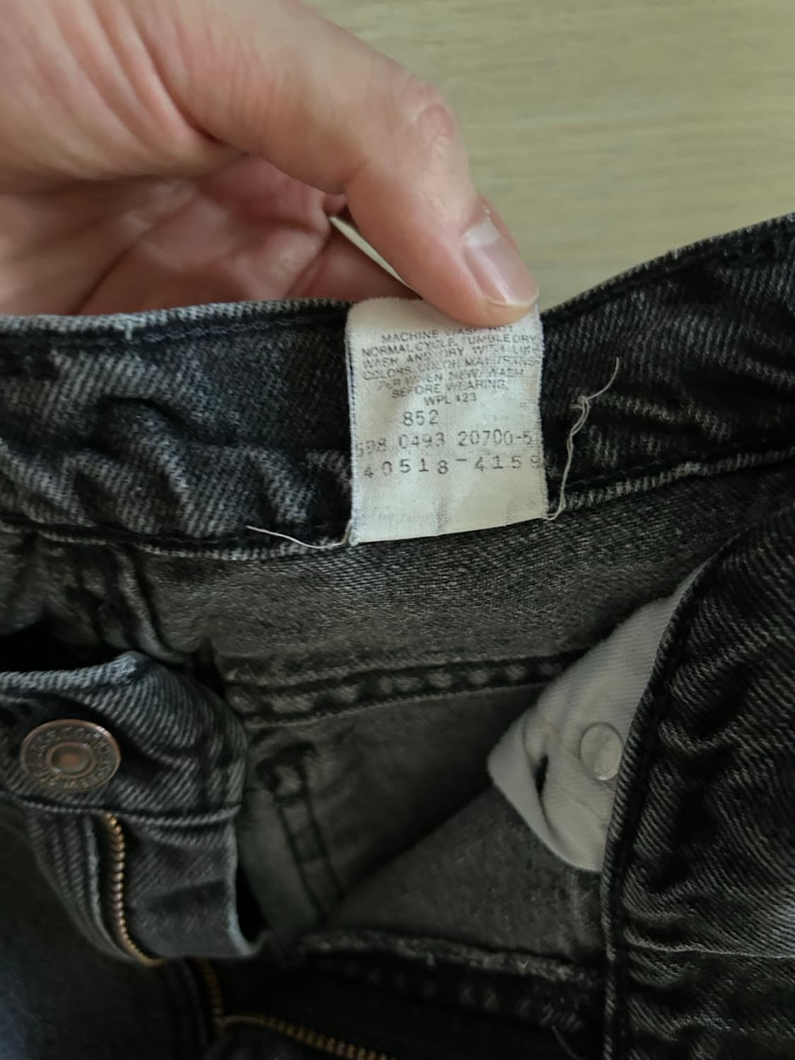 빈티지 리바이스 517 흑청 usa 상품이미지3