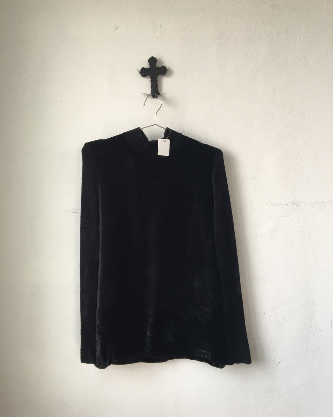 Velvet high neck sleeve 상품이미지2