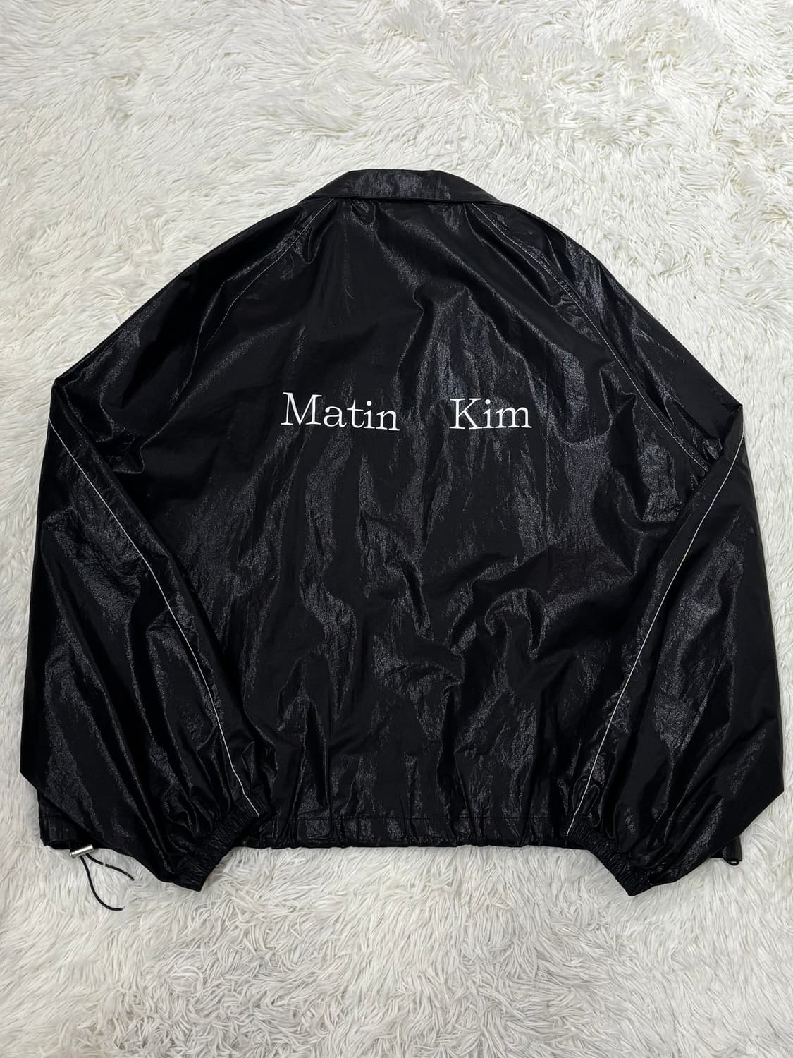 마땡킴 로고 코팅 점퍼 상품이미지6