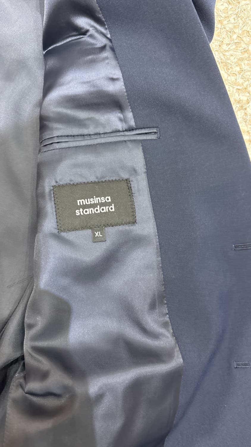 (택포) 무신사 스탠다드 릴렉스드 네이비 블레이저 XL 상품이미지2