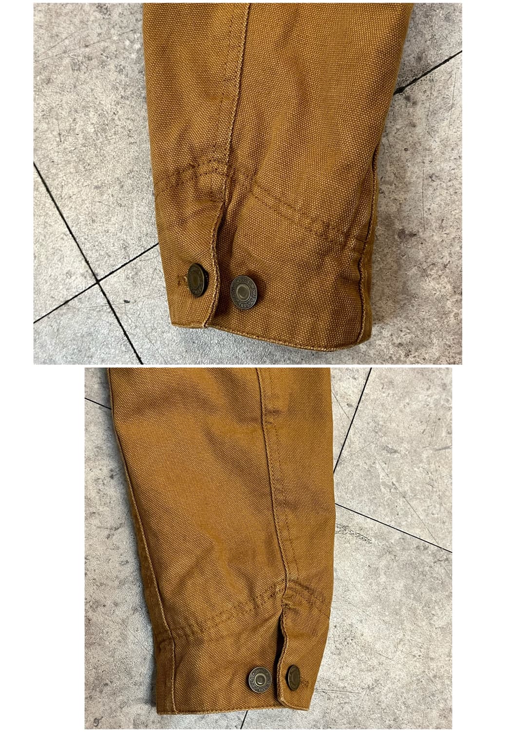 후아유 양털 카라 워크자켓 카멜 L #csz3602 상품이미지10