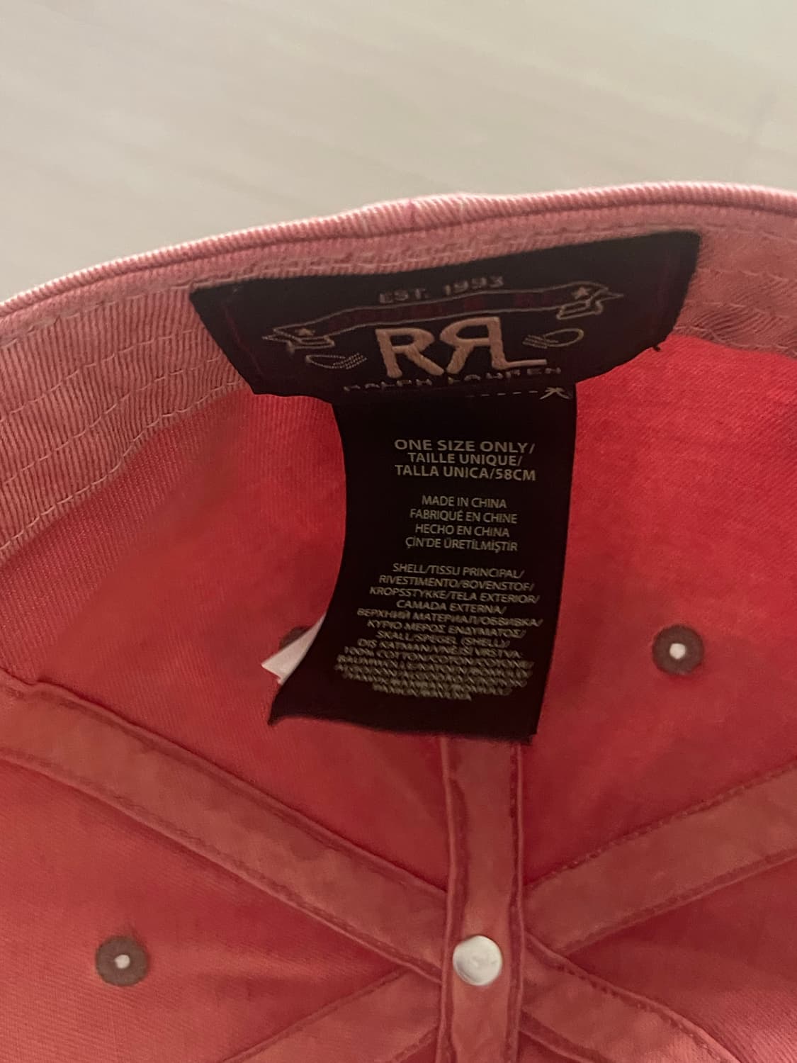 RRL 더블알엘 아플리케 볼캡 상품이미지2