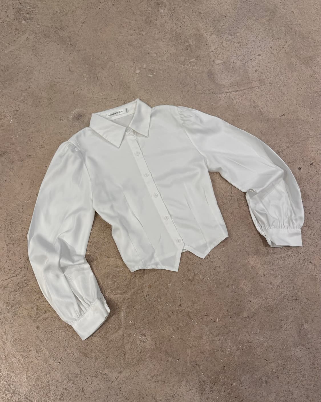 크롭 퍼프 셔츠 상품이미지1