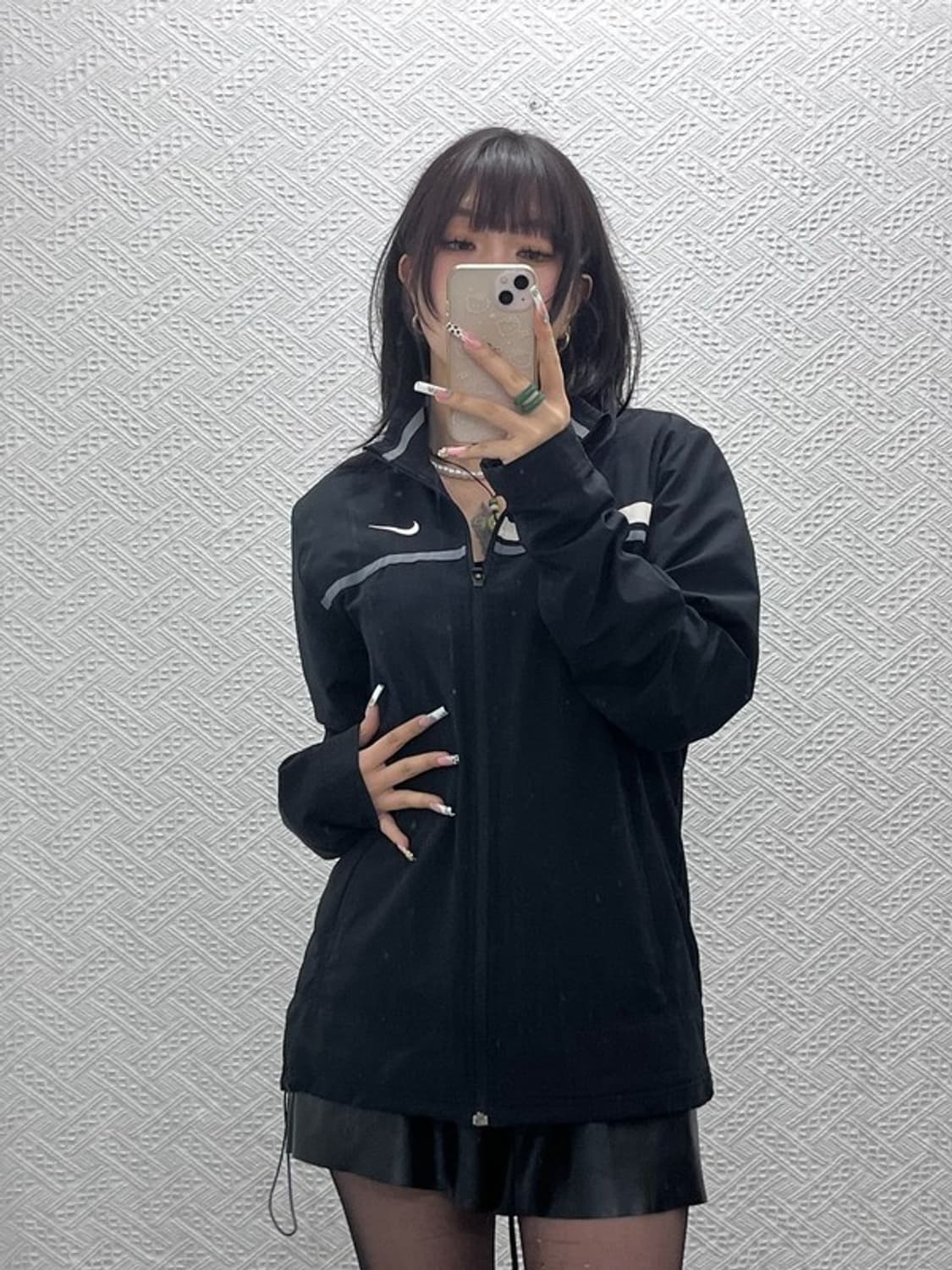 나이키 드라이핏 스포티 배색 바람막이 자켓 M C11081 상품이미지1