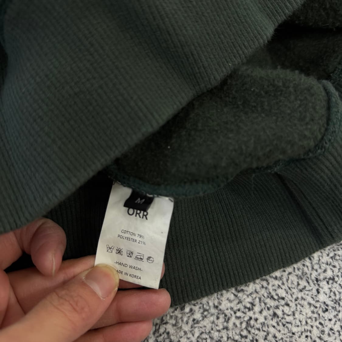 M 오르 기모 후드티 0128H1 상품이미지4