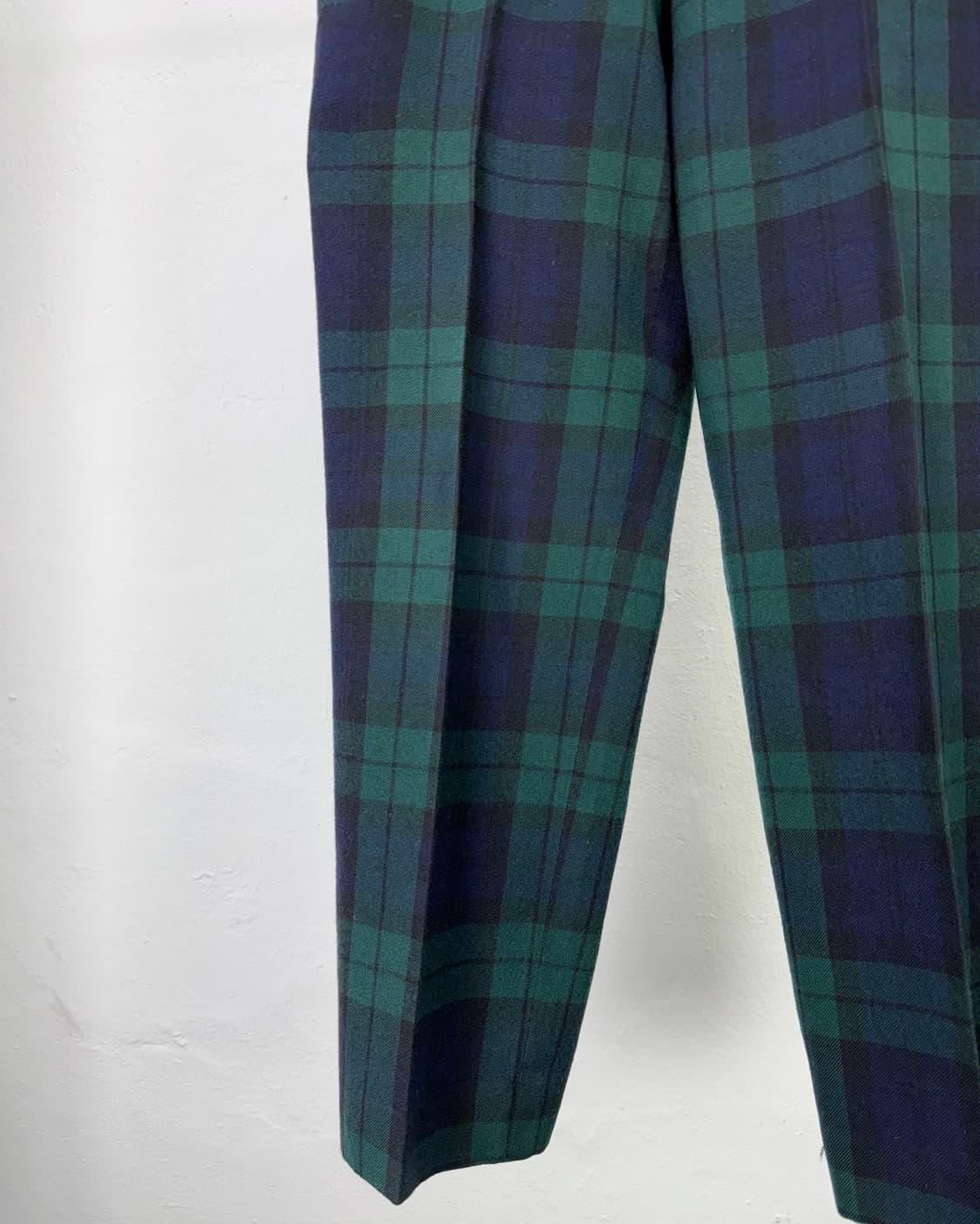 폴로 랄프로렌 블랙워치 원 턱 울 트라우저 팬츠 상품이미지4