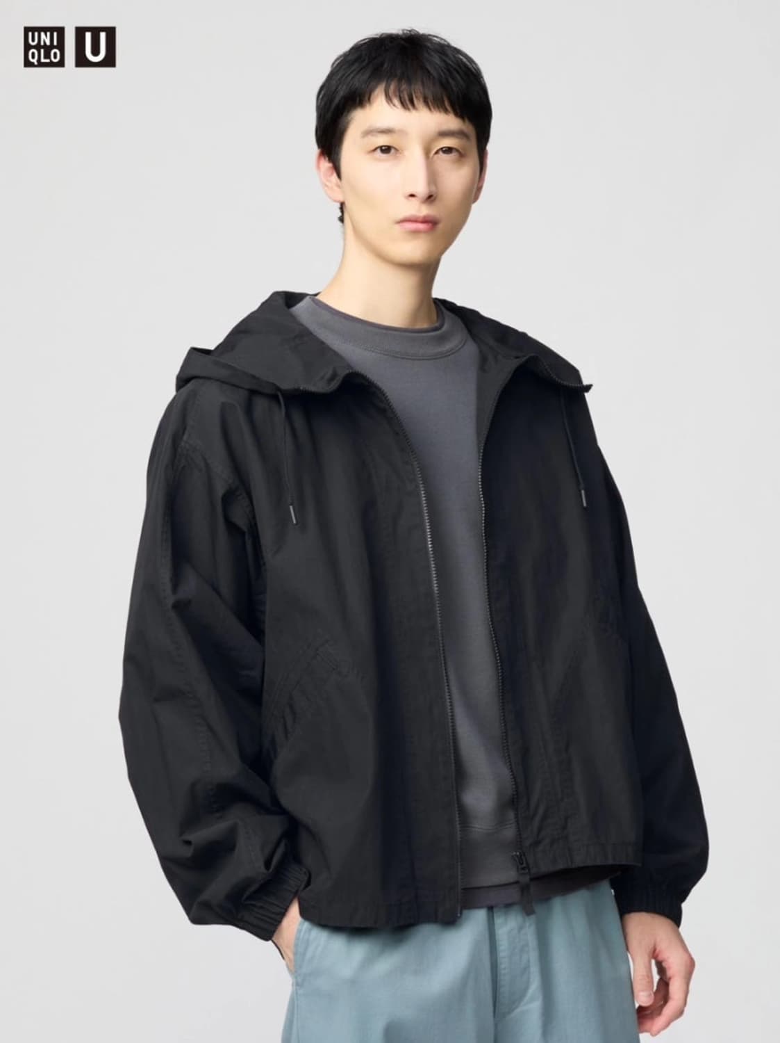 유니클로 u 후드 블루종 xxl 상품이미지1