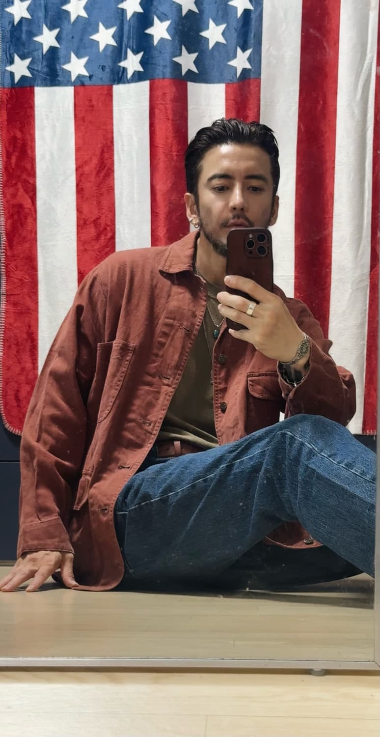 빈티지 프렌치 워크자켓 French Work jacket 워크웨어[XL] 상품이미지3