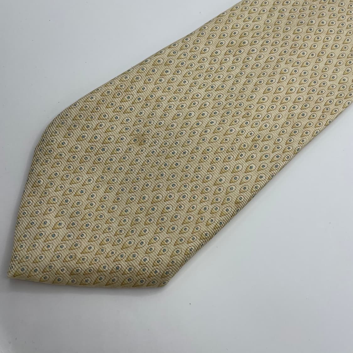 602) (BVLGARI) 불가리 패턴 넥타이(미세오염) 상품이미지2