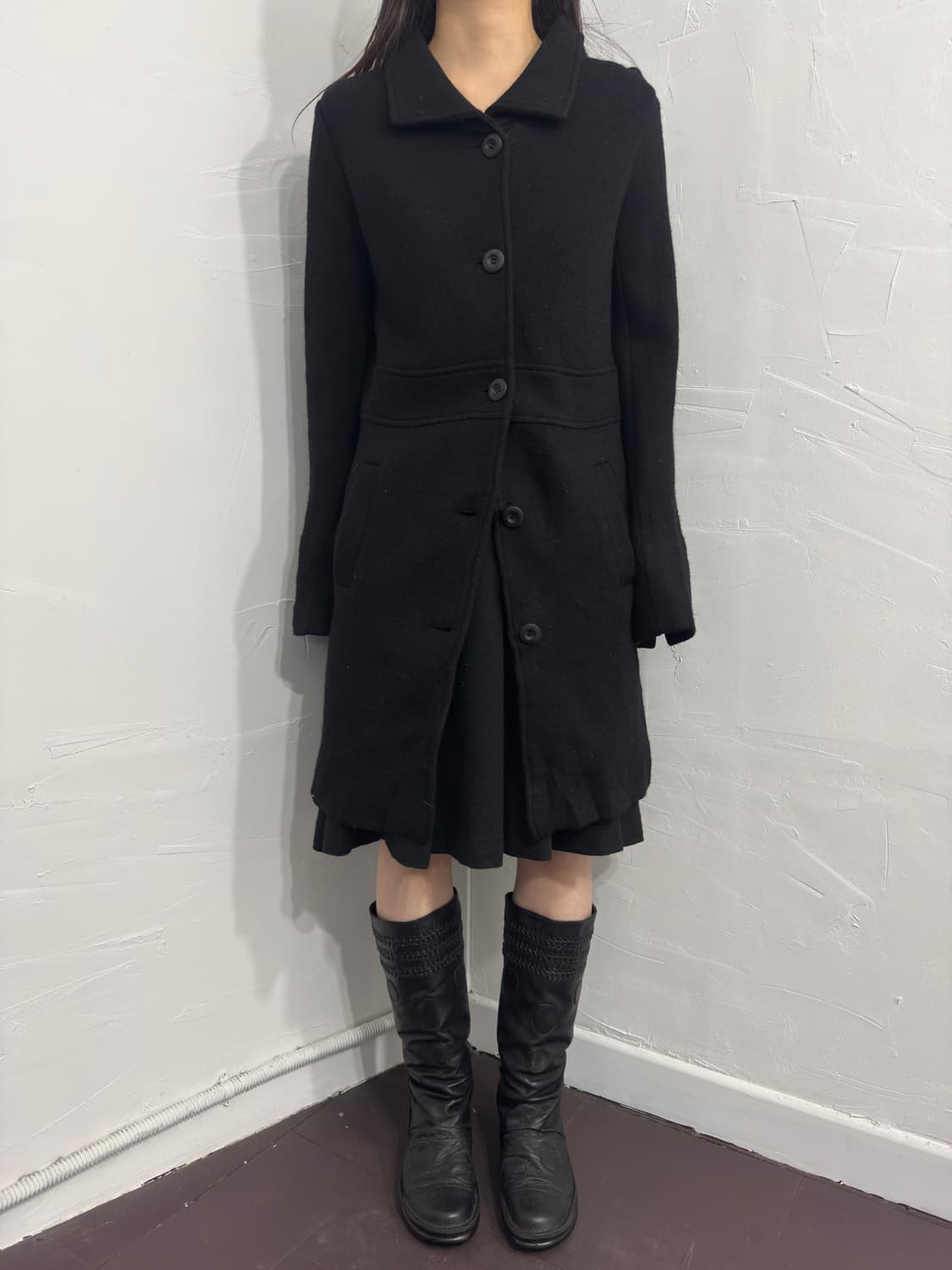 icb button wool coat 상품이미지1