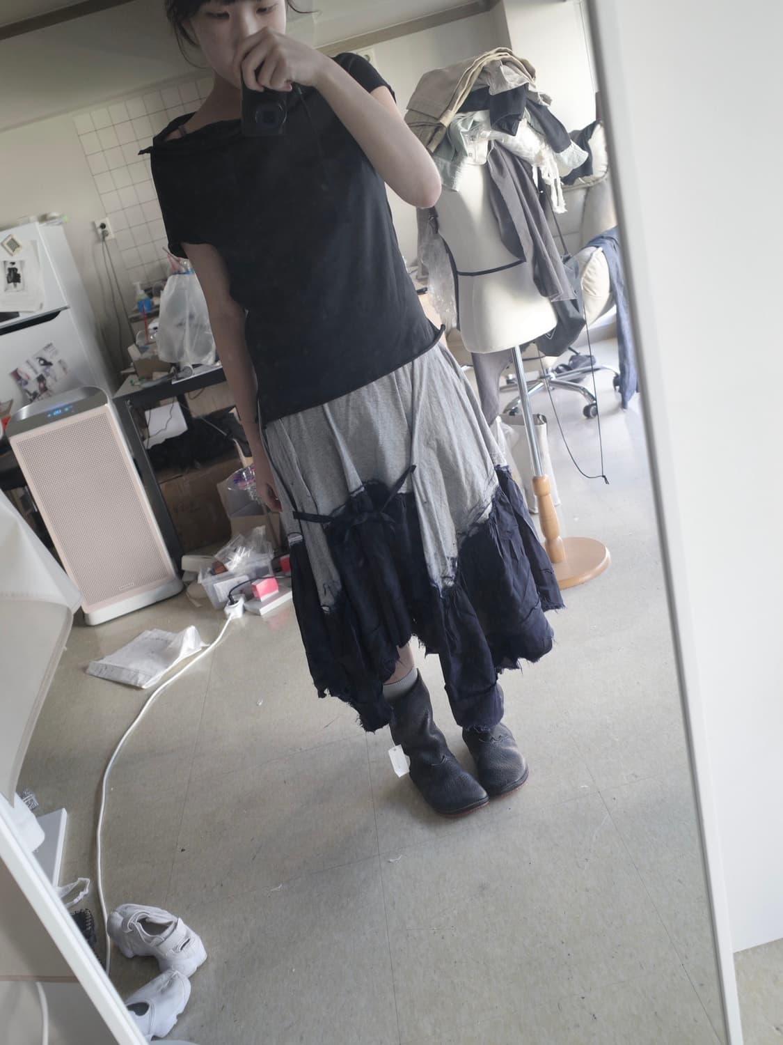 Comme des garcons unbal skirt 상품이미지9