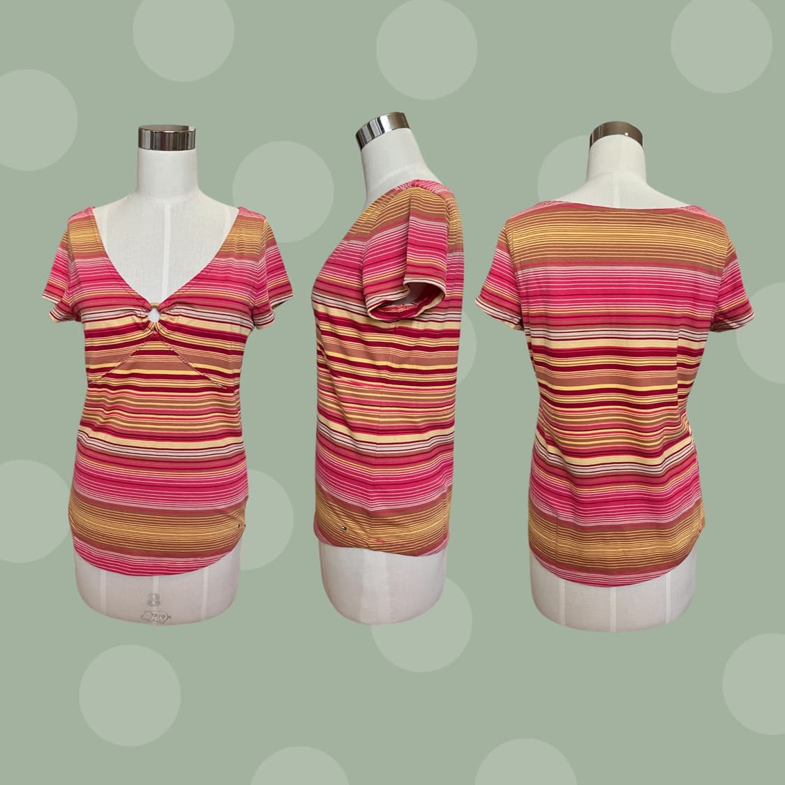 핀터깔 타미힐피거 빈티지 스트라이프 티셔츠 상품이미지4