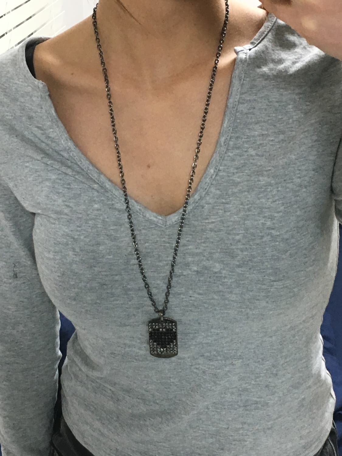 square heart necklace 상품이미지2