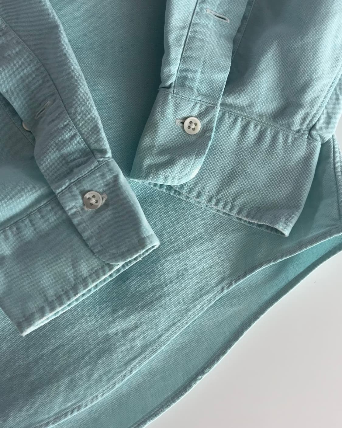 폴로 랄프로렌 민트색 옥스포드 셔츠 17-35 상품이미지6