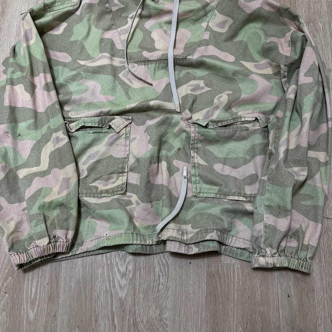 자라 밀리터리 후드 풀오버 [카모플라쥬] XL/105 상품이미지3