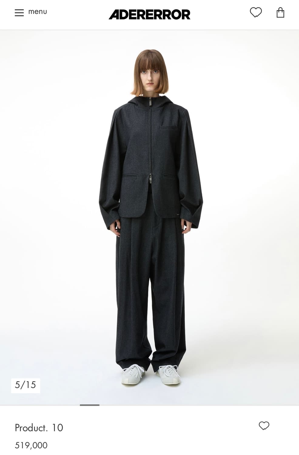 (L) 아더에러 자켓 Product. 10 Grey 상품이미지1