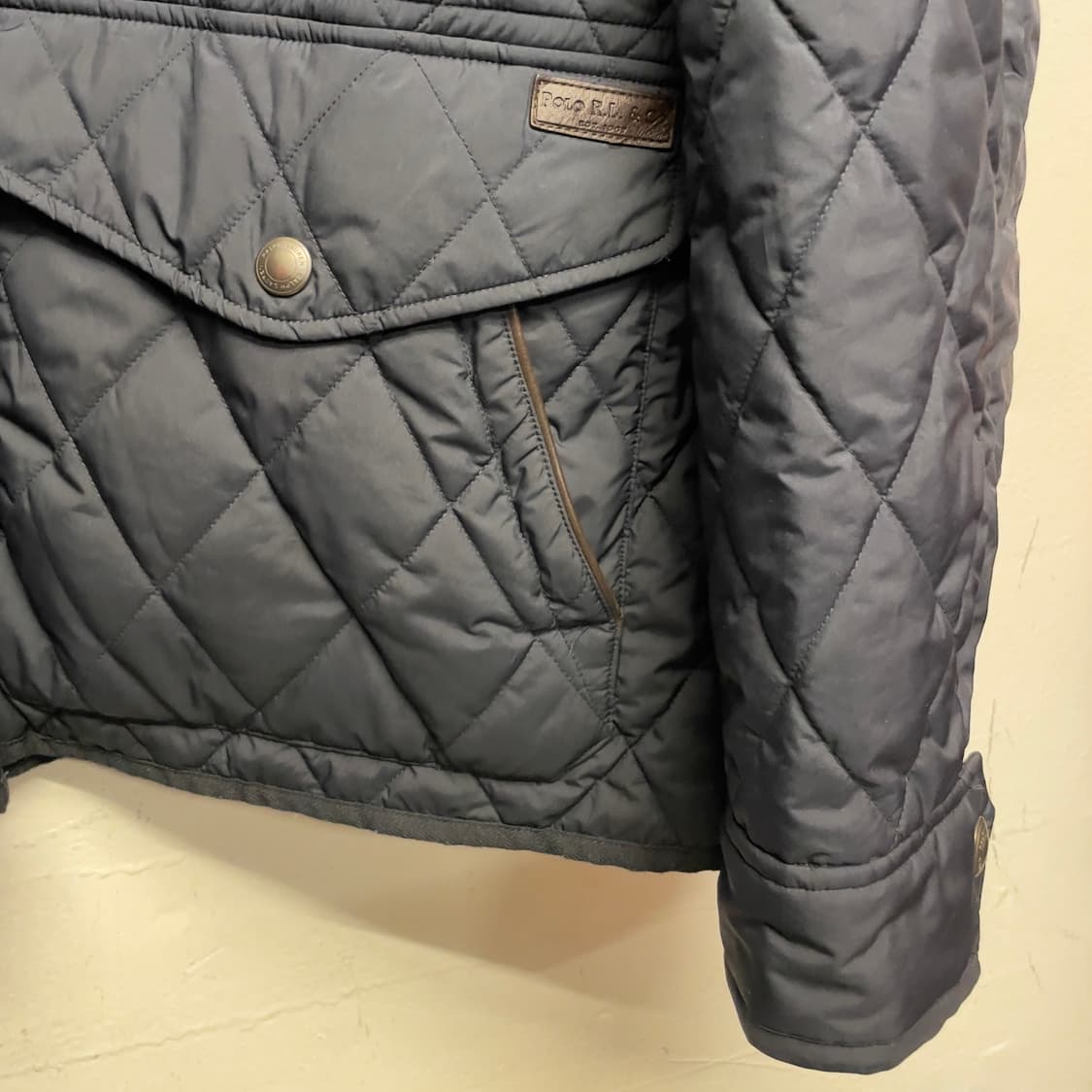 폴로 랄프로렌 네이비 퀼팅 자켓 (빅사이즈)   상품이미지5