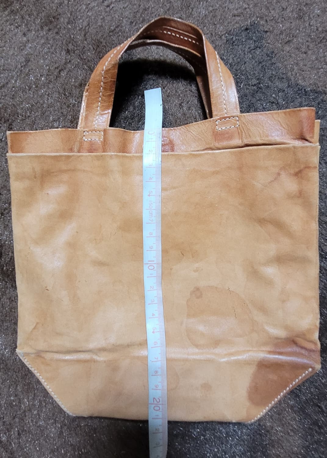 낙타가죽 손가방(26*22*9) 상품이미지8