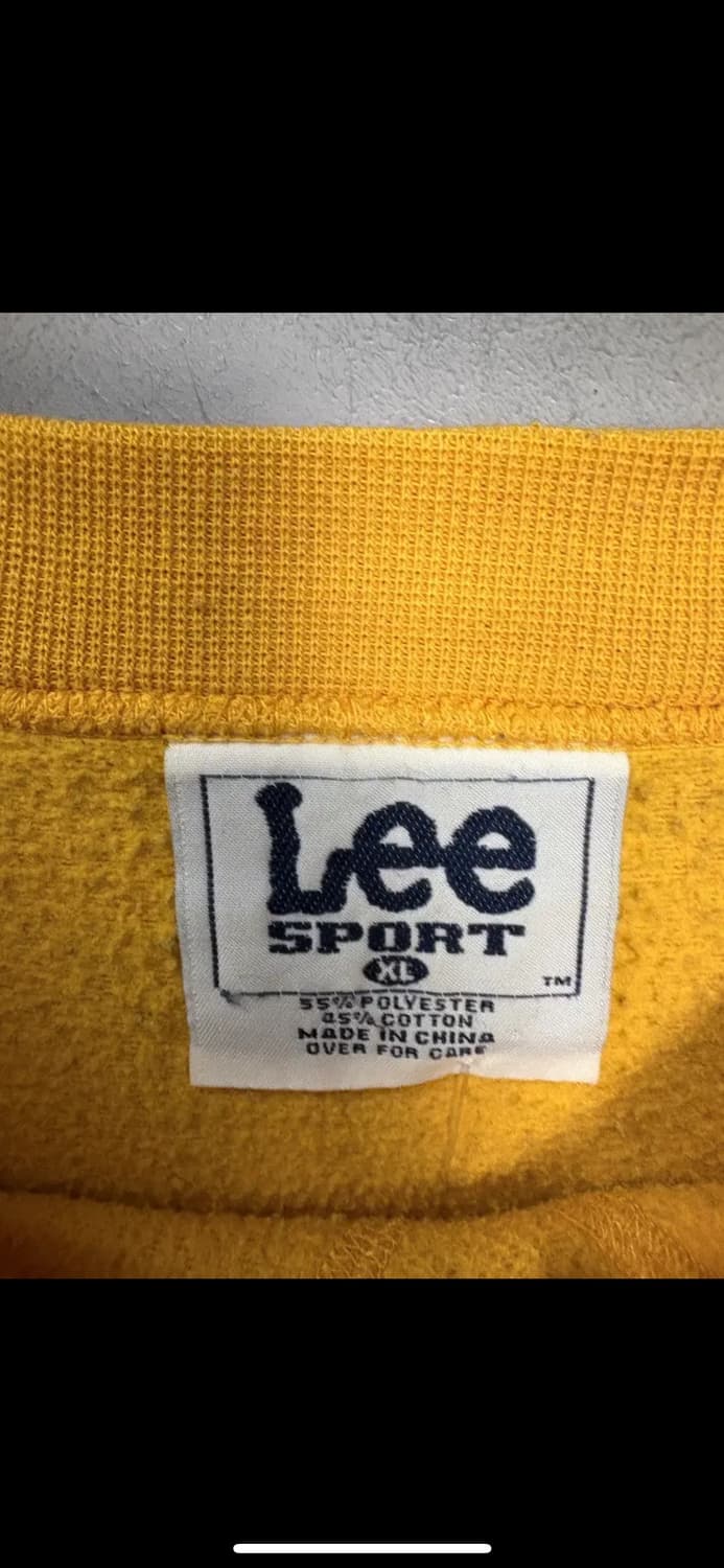 Lee 옐로우컬러 빈티지 맨투맨 스웻 셔츠 H2229 상품이미지6