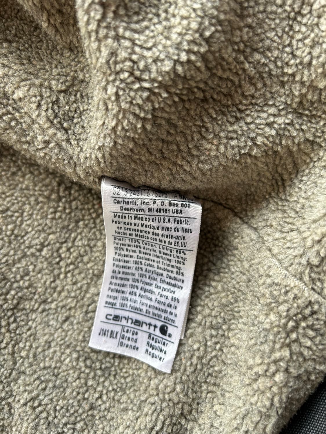 칼하트 시에라 자켓 블랙 상품이미지6