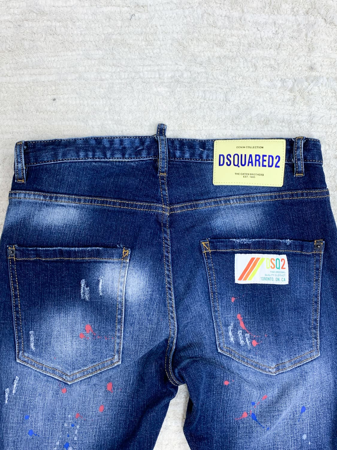 Dsquared2 paint-splatter washed jeans 상품이미지4