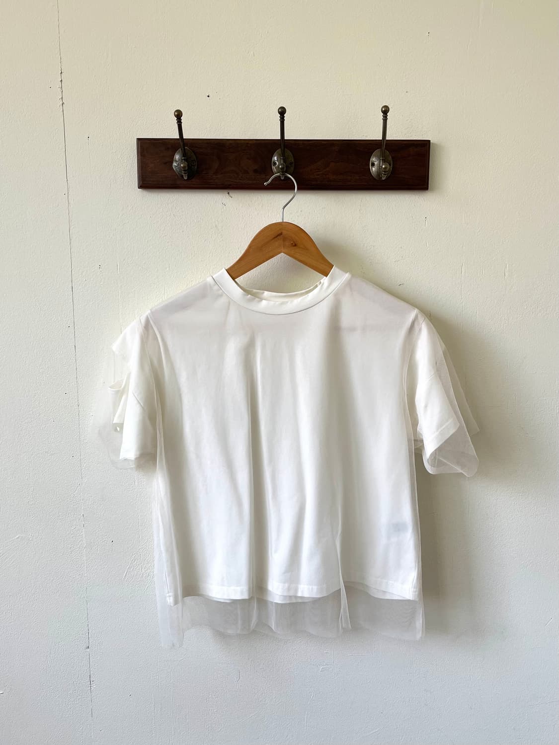 &g’aime 튤 레이어드 탑 상품이미지1