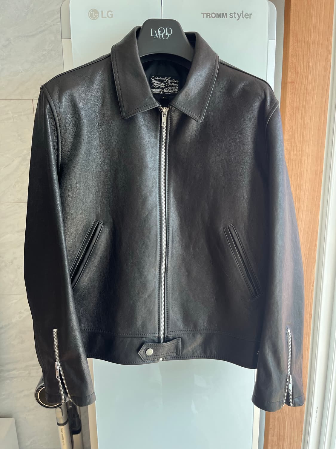 딤스킨 / 모리스 베지터블 램스킨 가죽자켓 / xl 상품이미지1