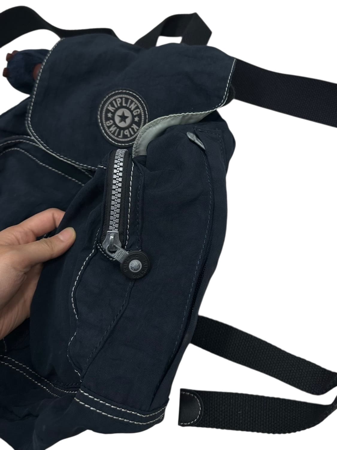 키플링 복조리 미니 백팩가방 네이비 상품이미지4