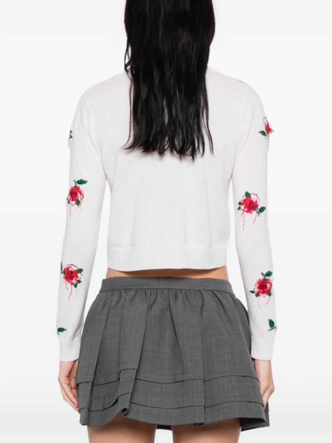 [6]슈슈통 26ss 스레드워크 플로럴 가디건/화이트 상품이미지7