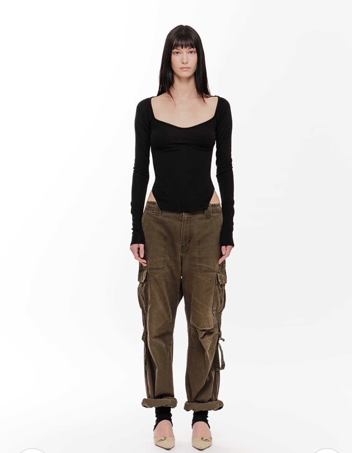 2000 Archives 코르셋 탑 상품이미지2