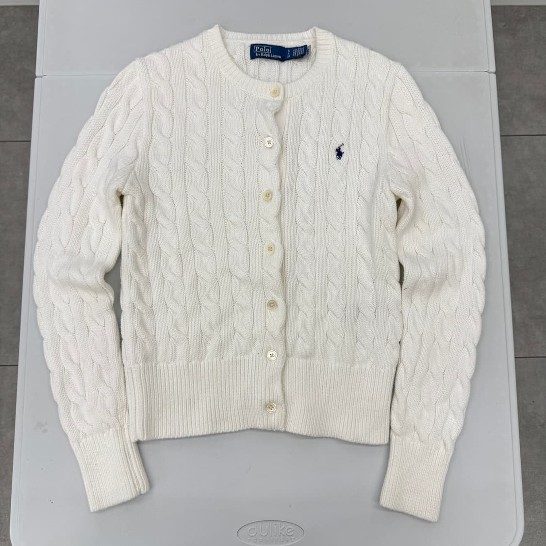 폴로 케이블 니트 가디건 상품이미지2