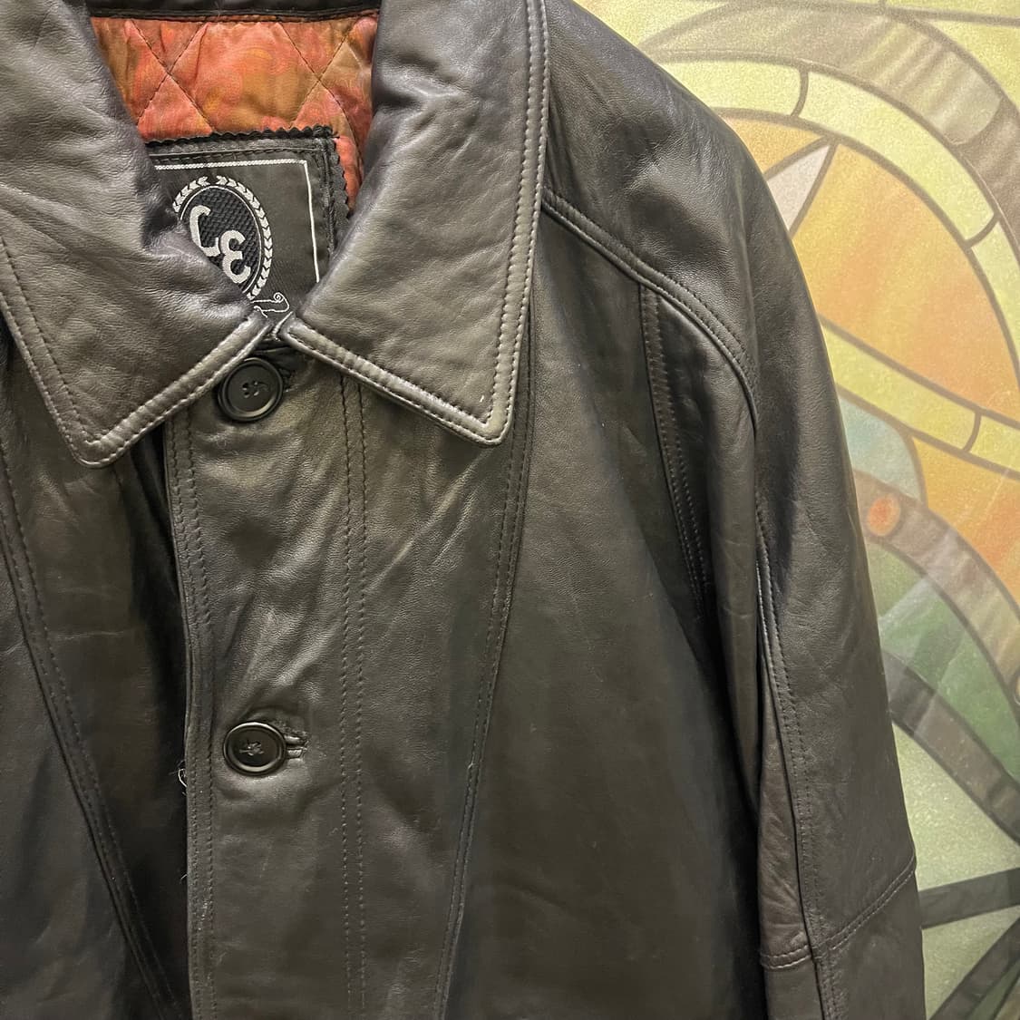 90's vintage 램스킨 카코트 상품이미지2