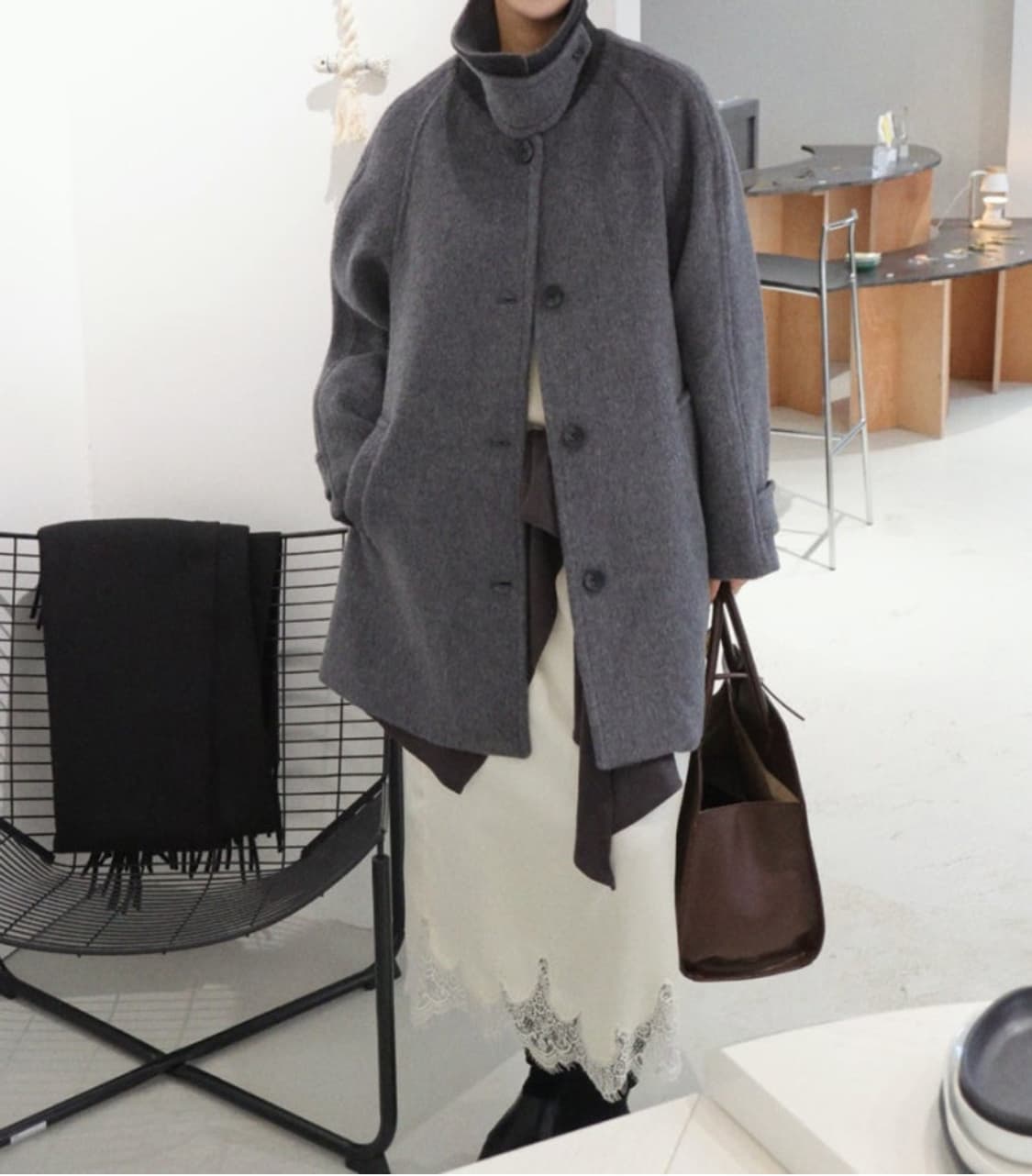 제네럴아이디어 하프코트 상품이미지3