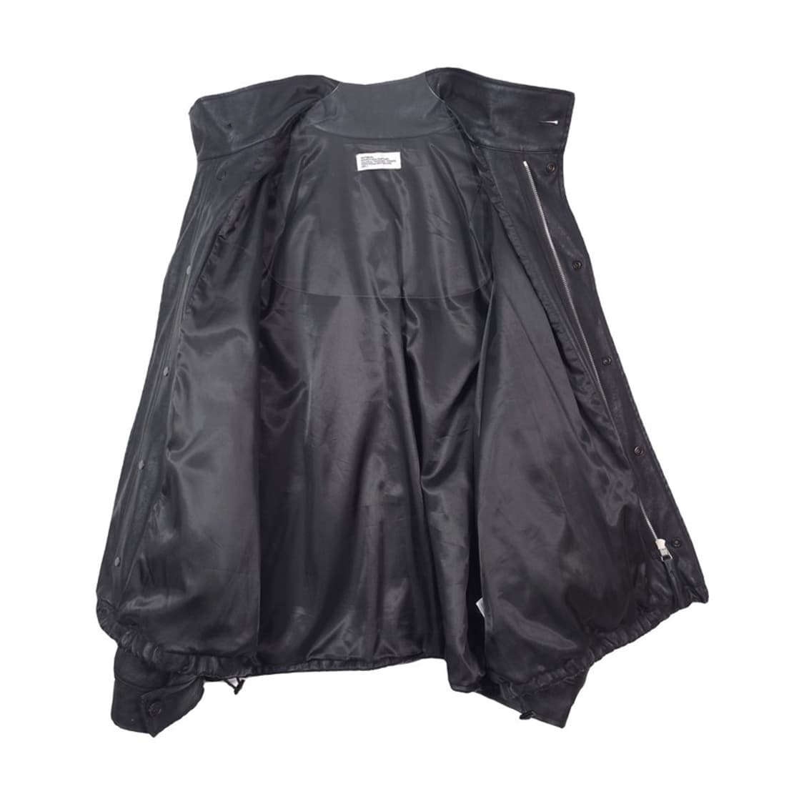 파르티멘토 스탠드카라 비건 레더 자켓 블랙 L 상품이미지2