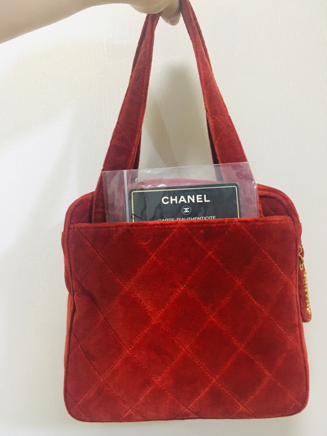 샤넬 벨벳 토트백 상품이미지6