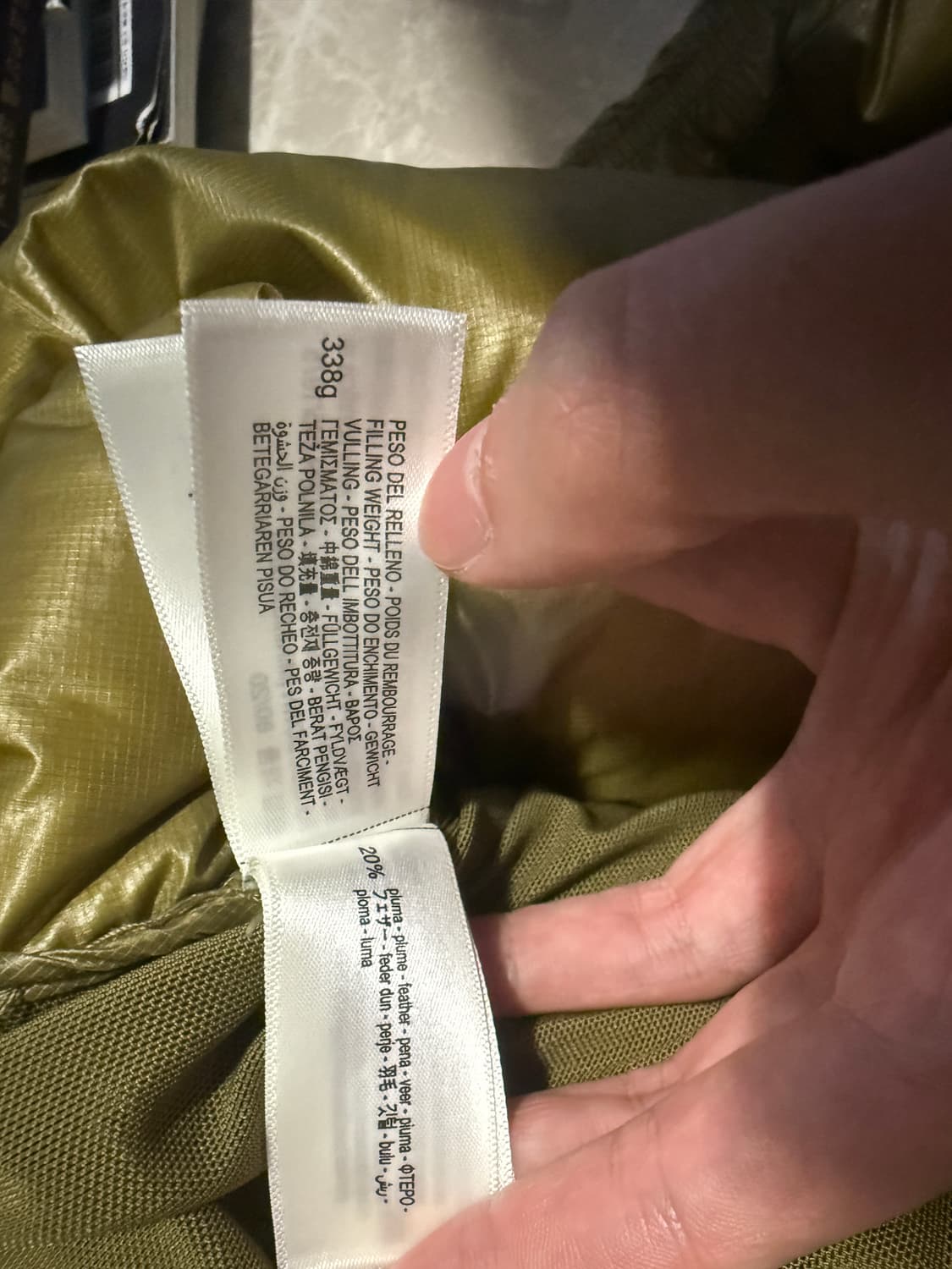 L사이즈 자라 오리진스 후드 다운 패딩 라임 3918/608 상품이미지4