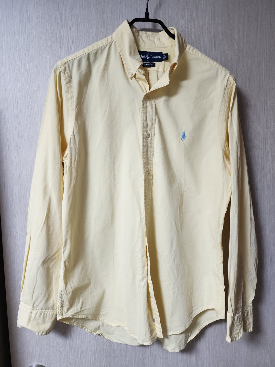 폴로 랄프로렌 옐로우 셔츠 남방 스몰 상품이미지1