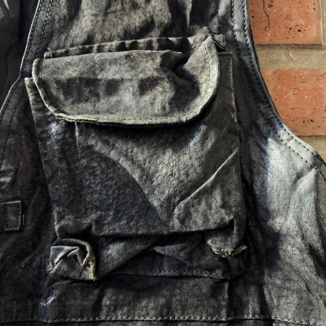 네이처 블랙 피그스킨 유틸리티 베스트 상품이미지5