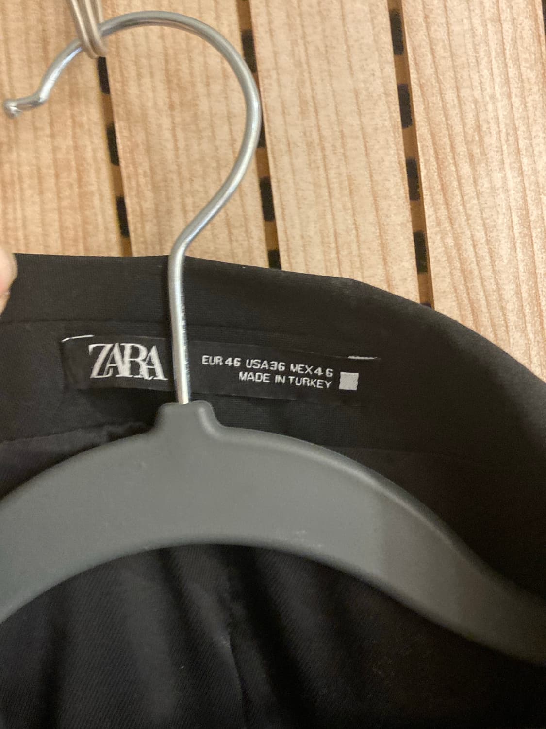 자라 검은 정장 자킷 블랙 블레이저 46EUR ( S,95-100) 상품이미지3