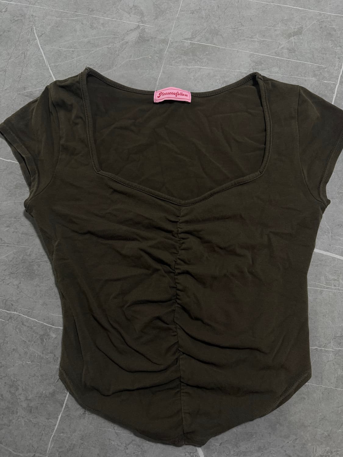 플노팔 달린탑 카키 plaesenofollow 상품이미지1