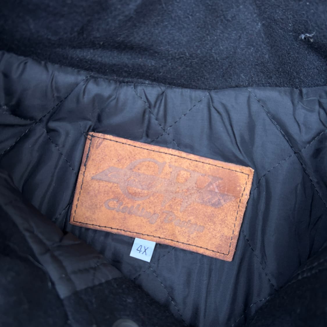 빈티지 올드스쿨 리얼레더 자수 바시티 jk 상품이미지5