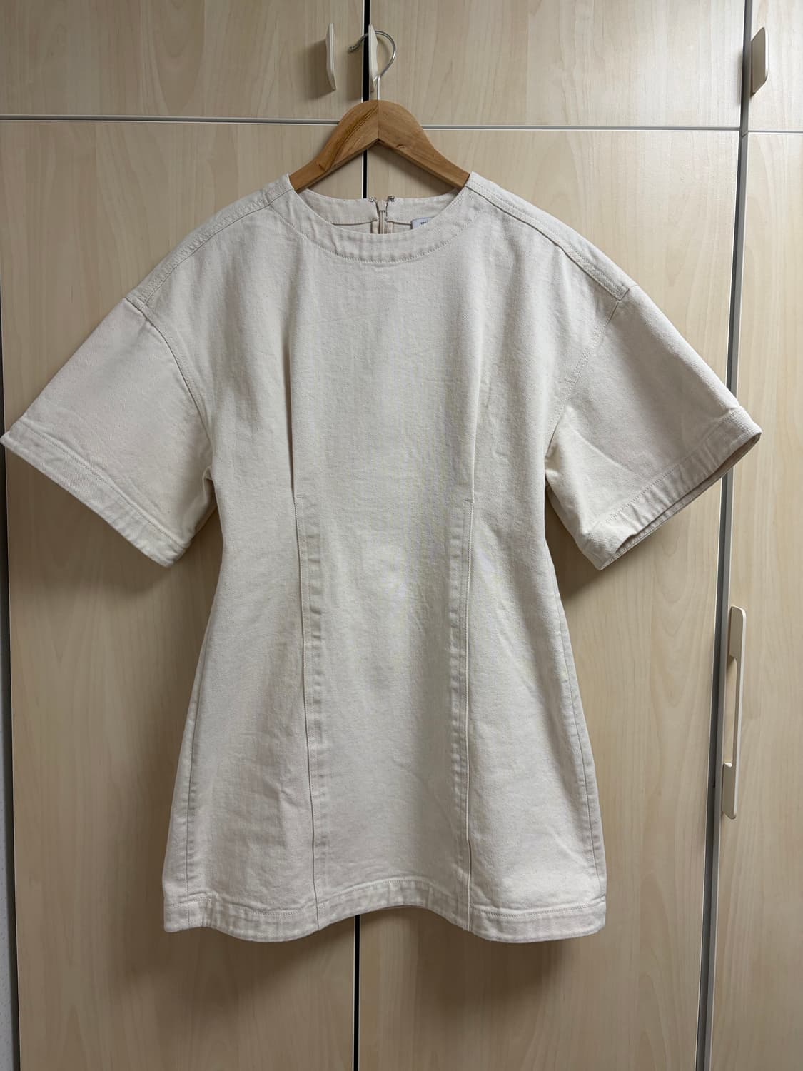 앤아더스토리즈 화이트 데님 미니 드레스 EU 38 상품이미지2