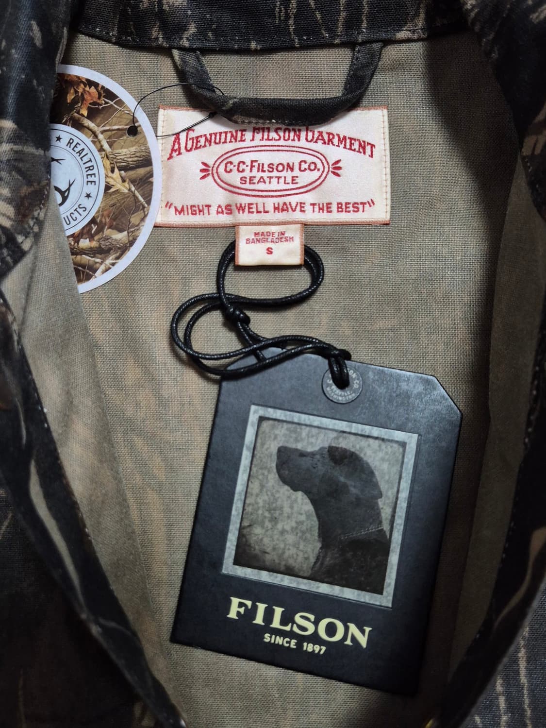 [FILSON] 필슨 틴 클로스 프리마로프트 자켓 XS (새상품) 상품이미지3