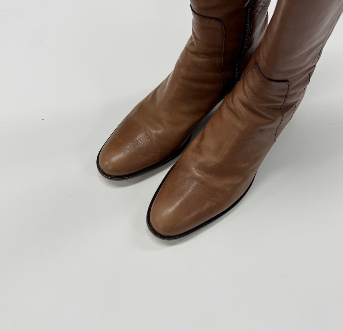 Margaret Howell leather boots in conac 상품이미지4