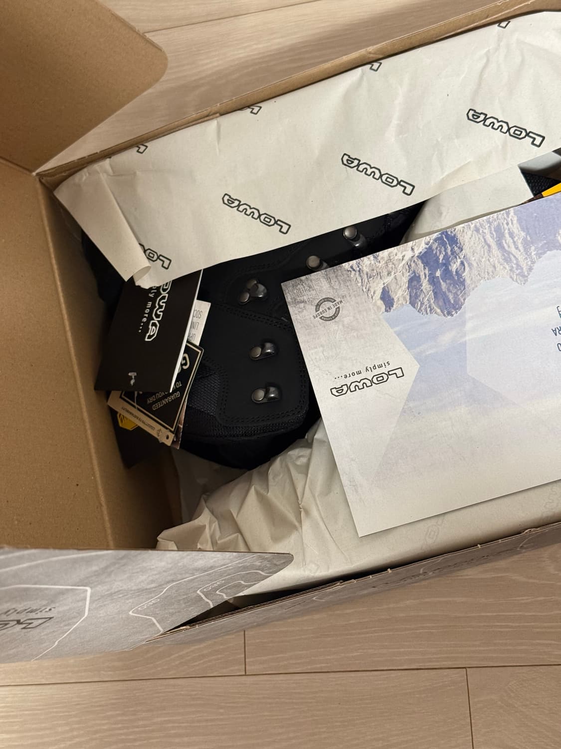 (새상품) 로바 메가그립 레니게이드 MID GTX 남성 와이드 딥블랙 상품이미지3